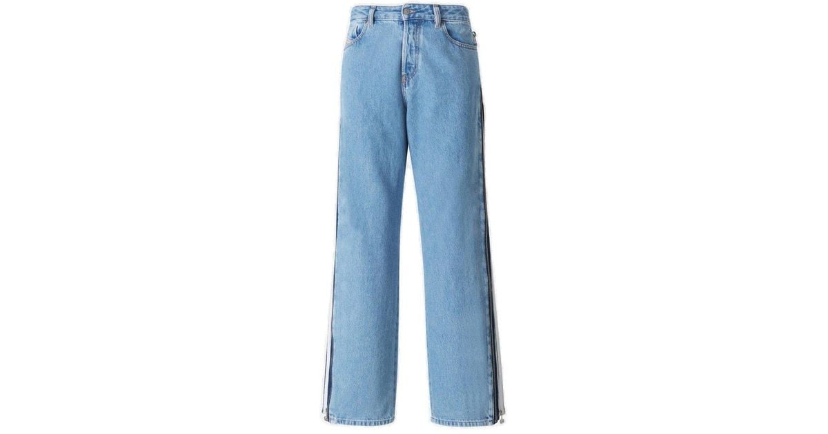DIESEL Straight Zipper Jeans in Blue for Men | Lyst DIESEL Straight Zipper Jeans in Blue for Men | Lyst