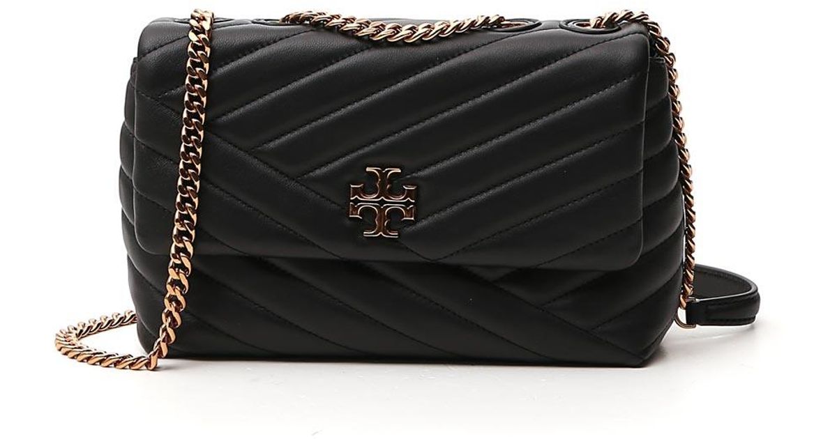 Tory Burch Kira Chevron Small Leather Crossbody in Natural Lyst