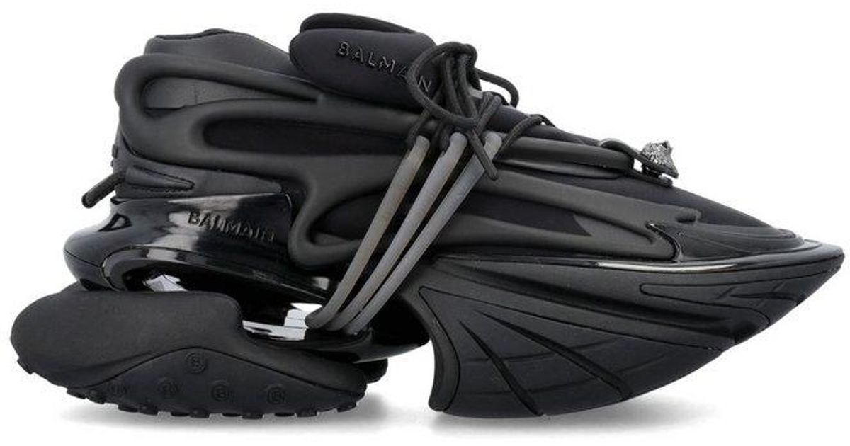 Balmain Unicorn Low-top Sneakers in Black for Men | Lyst