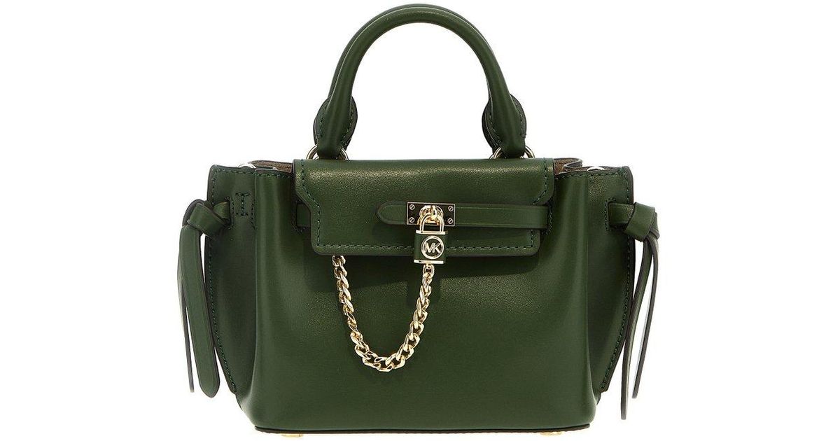 Michael kors hamilton clearance bag green