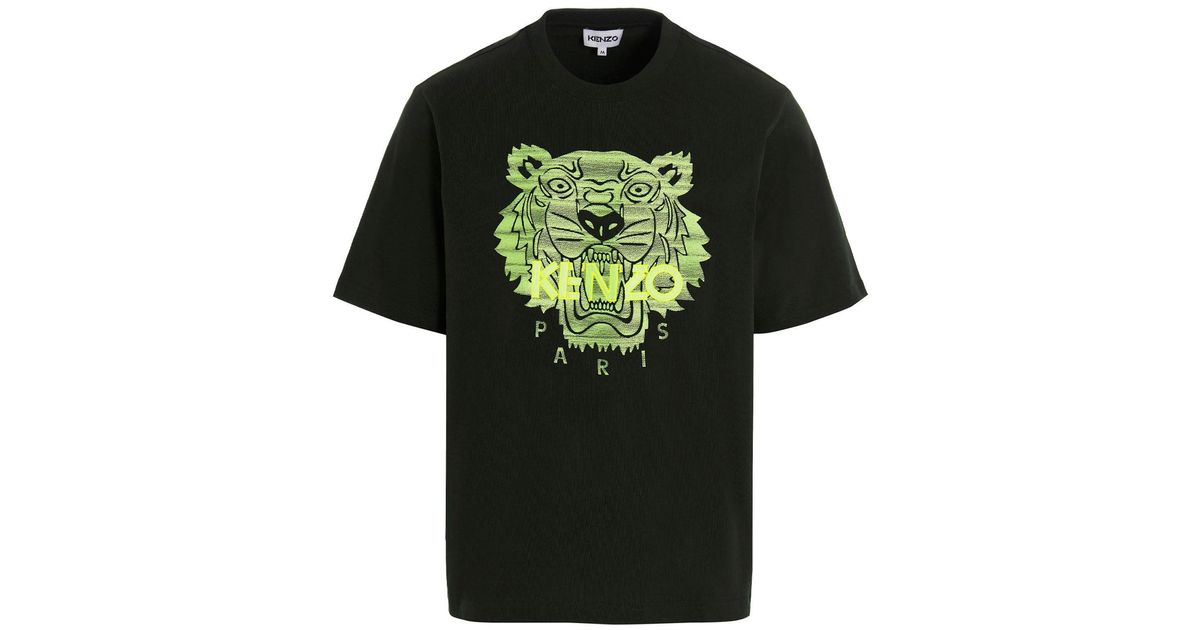 neon green kenzo shirt