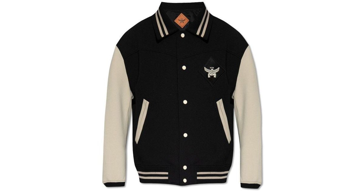 Mcm hotsell letterman jacket