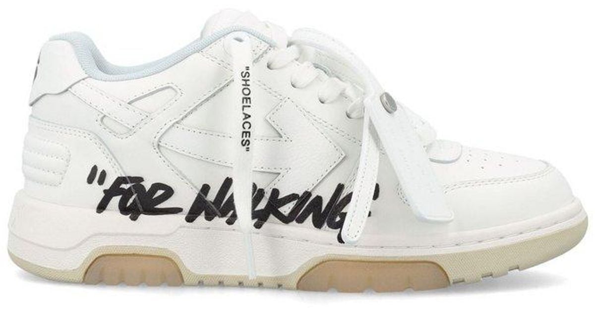 Off-White c/o Virgil Abloh Leather Out Of Office Lace-up Sneakers in ...