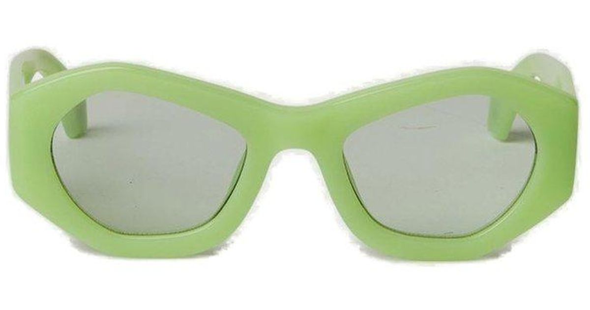 Ambush Pryzma Angular Frame Sunglasses in Green | Lyst