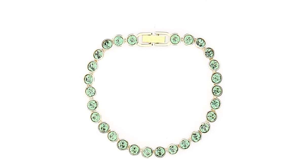 Swarovski Tennis Bracelet in Green | Lyst