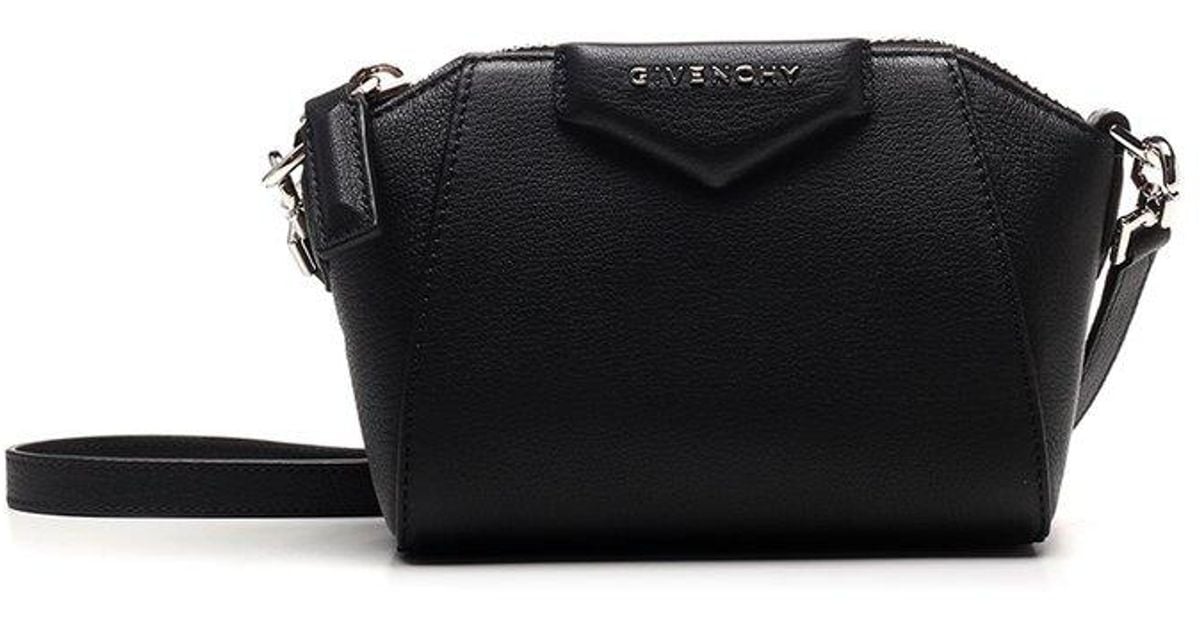 Givenchy Leather Antigona Nano Crossbody Bag in Black - Lyst