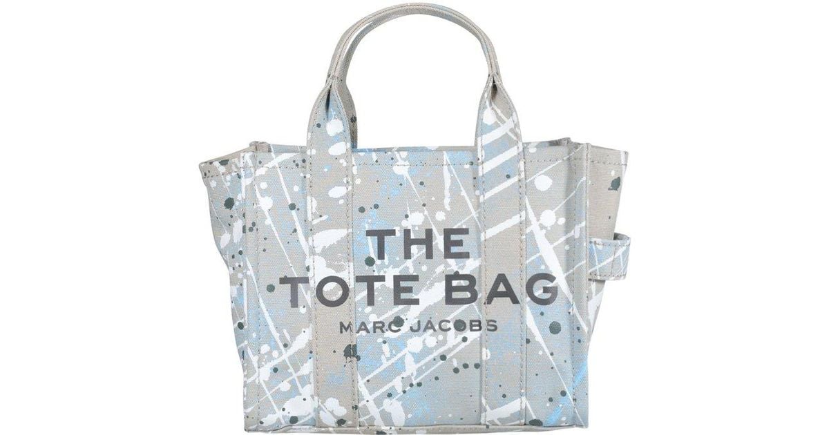 Marc Jacobs Cotton The Splatter Mini Tote Bag in Blue | Lyst