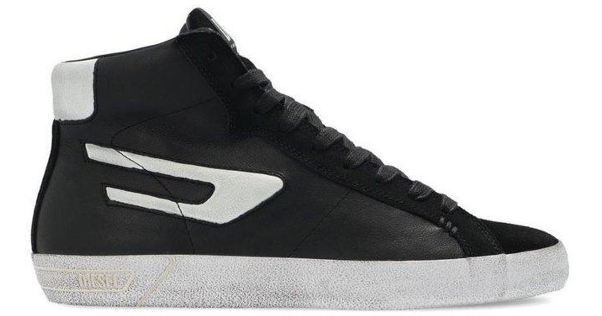 DIESEL S Ukiyo Mid X High-top Sneakers in Black for Men | Lyst