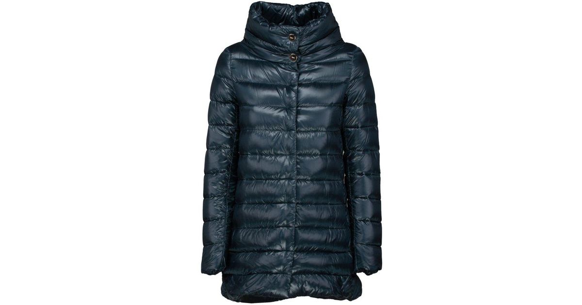 Herno Amelia Down Coat in Blue | Lyst