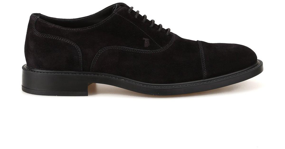 black suede lace up shoes