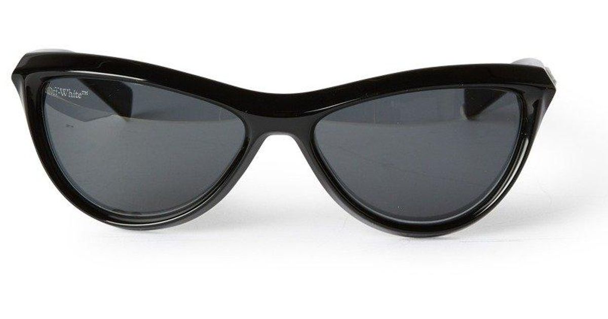 Off-White c/o Virgil Abloh Atlanta Cat-eye Sunglasses in Black | Lyst