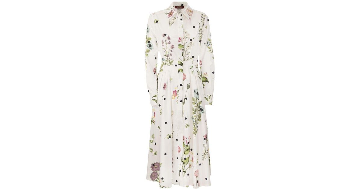 【送料&関税込】Max Mara Studio Dresses White Max Mara Studio Ampex women's cotton dress 2416221032600