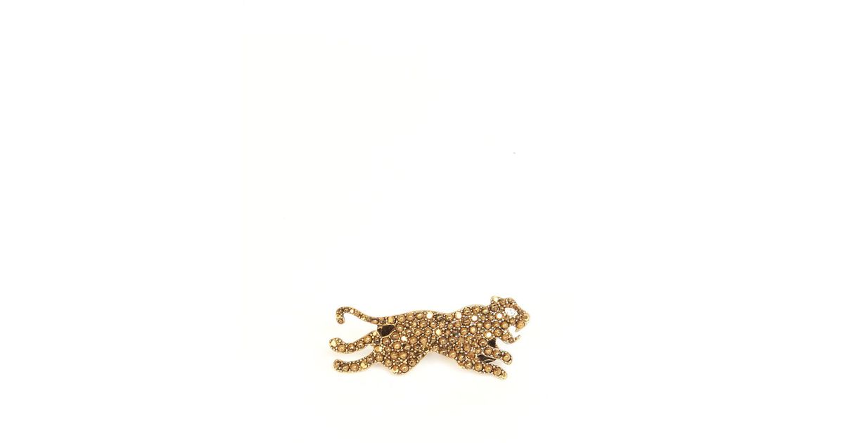 Gucci Jewelled Panther Double Finger 