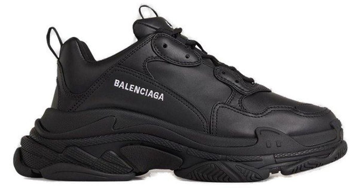 Balenciaga all black triple s online