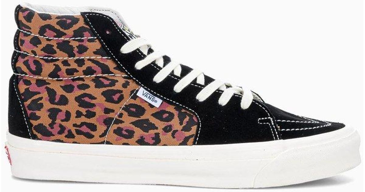 Vans Leather Ua Og Style 38 Ns Lx Leopard Print Sneakers for Men | Lyst UK
