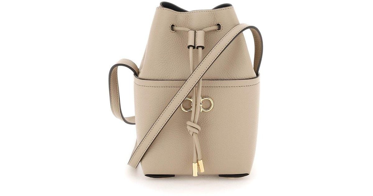 Gancini bucket bag hot sale