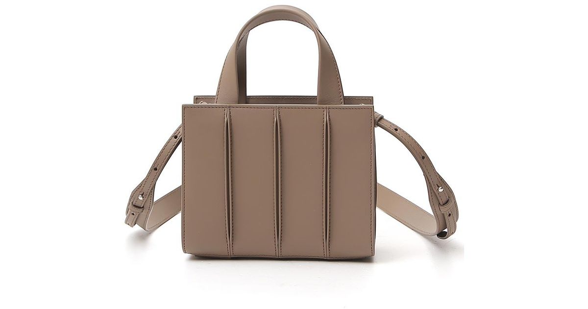 Max Mara Small Whitney Bag in Natural | Lyst