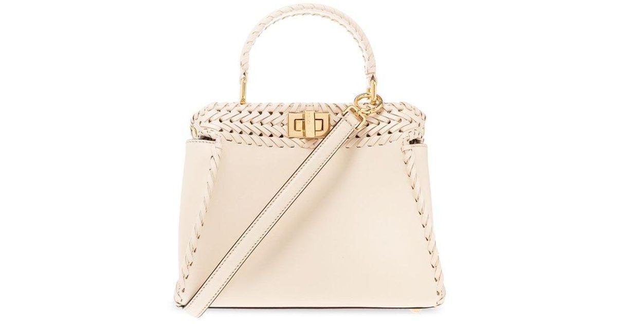 Fendi peekaboo mini white shop