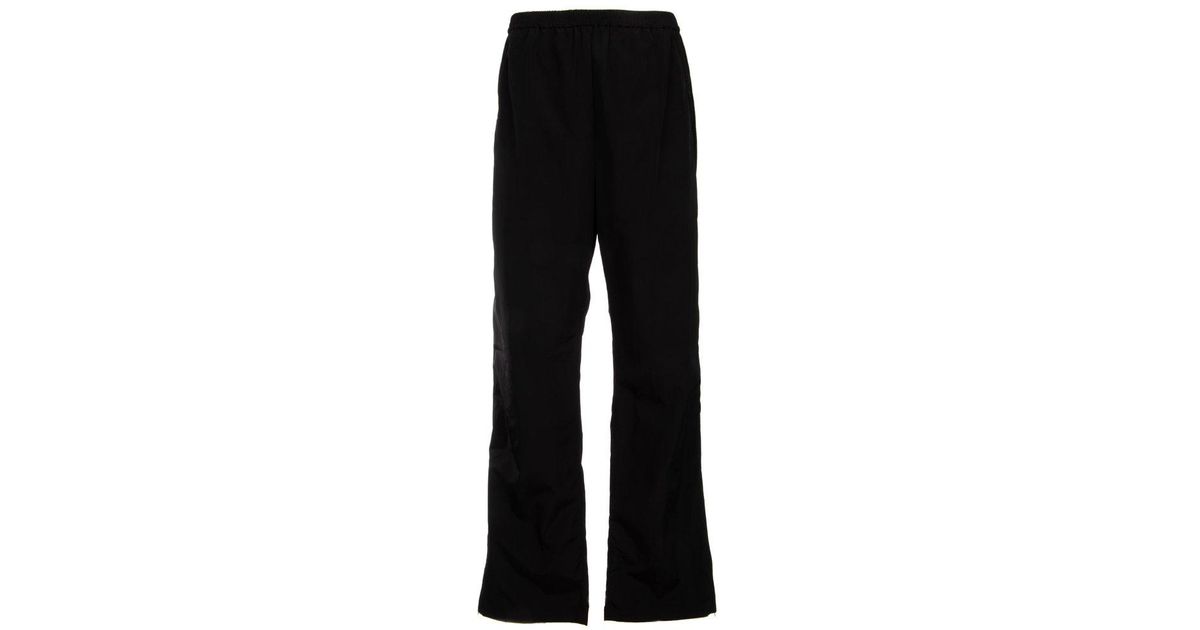 Balenciaga Flared Trackpants in Black for Men | Lyst