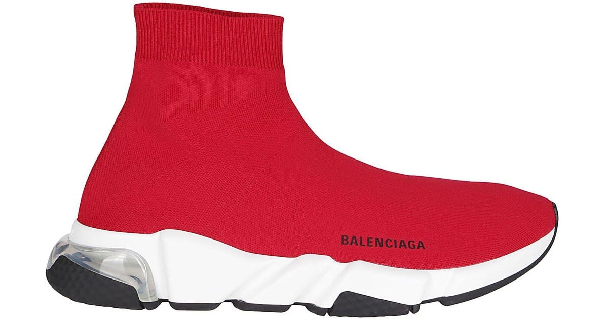 balenciaga red sock shoes