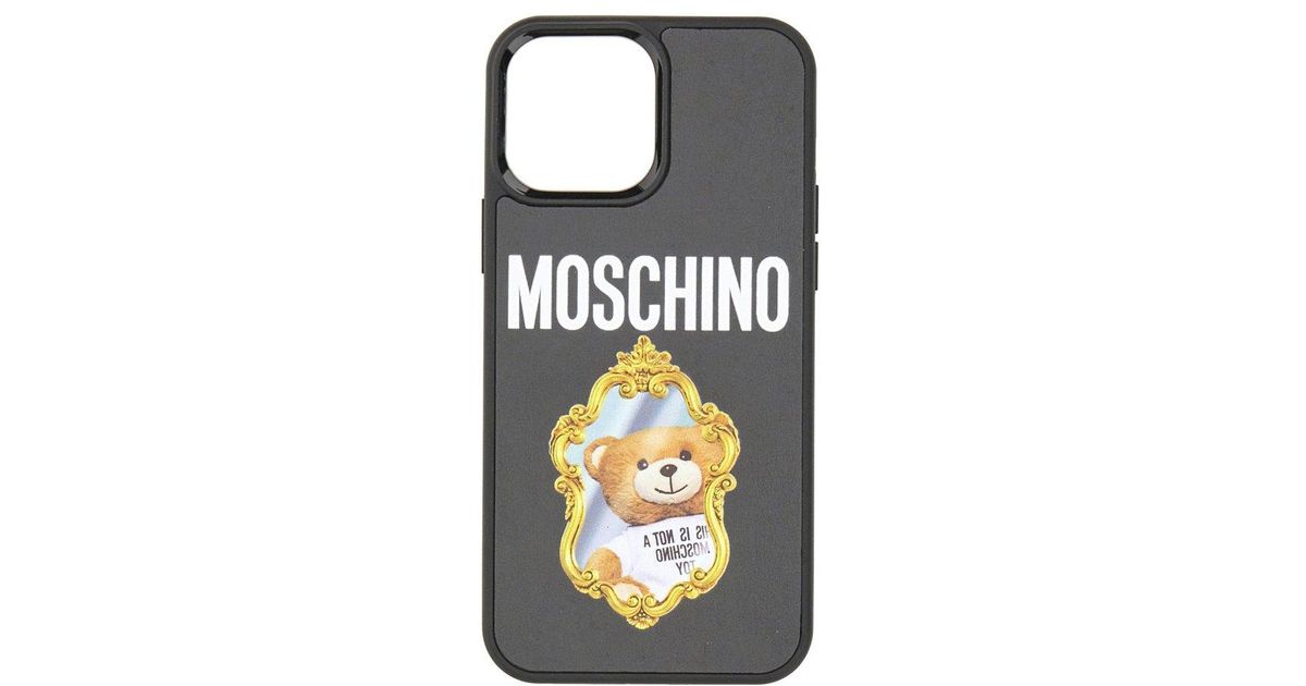 Moschino Iphone 13 Pro Max Phone Case in Gray | Lyst