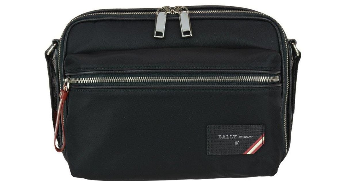 Bally Fiji Reporter Messenger Bag in Black for Men Lyst Canada
