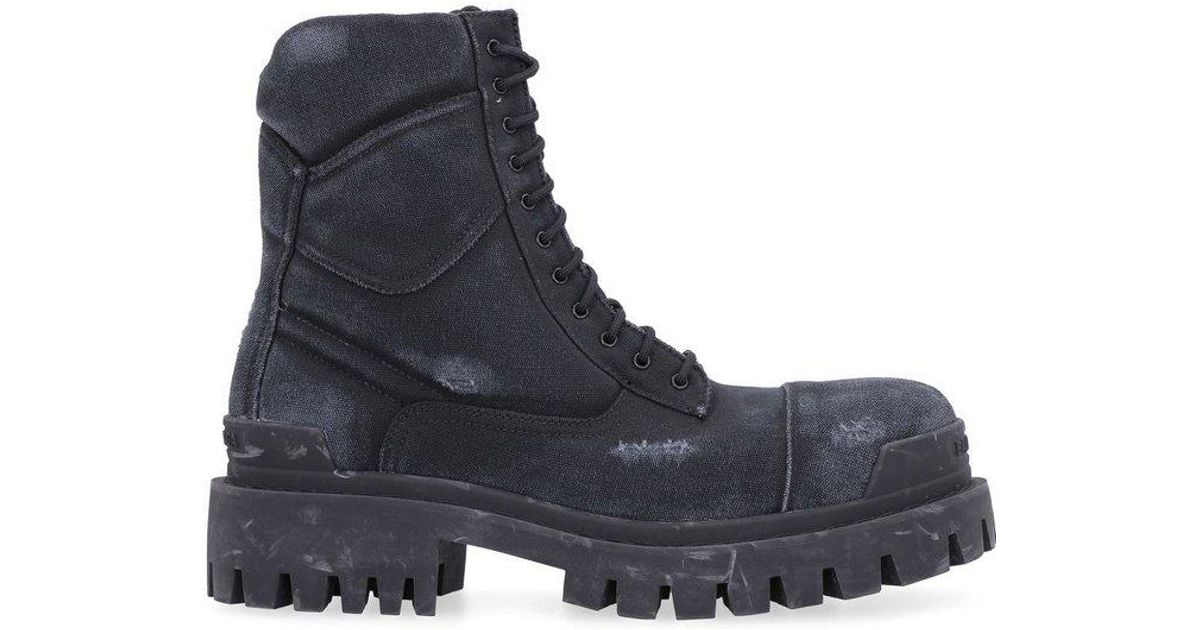 balenciaga combat boots