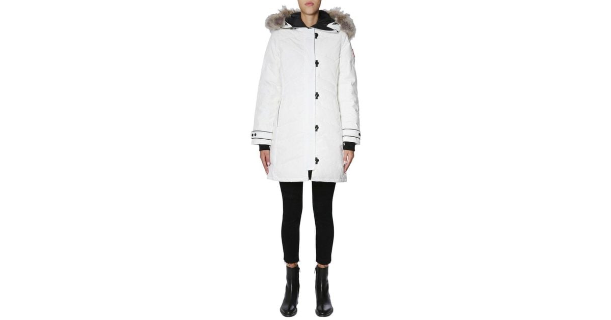 canada goose lorette parka white