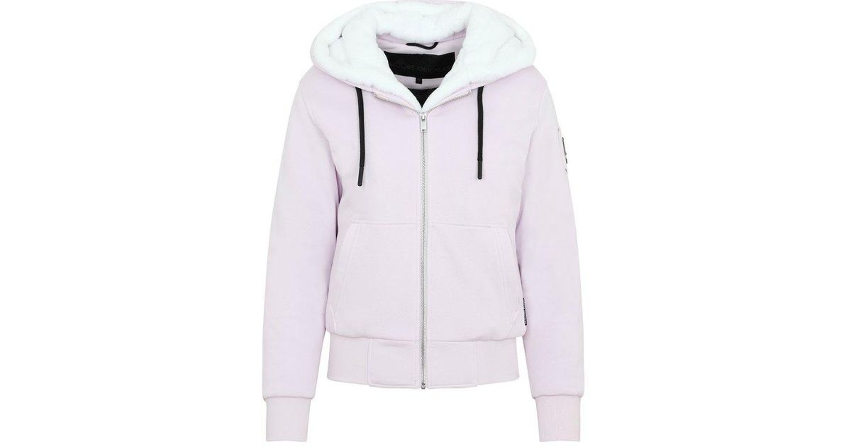 Moose Knuckles Cotton Bunny 2 Zip-up Hoodie in Purple | Lyst