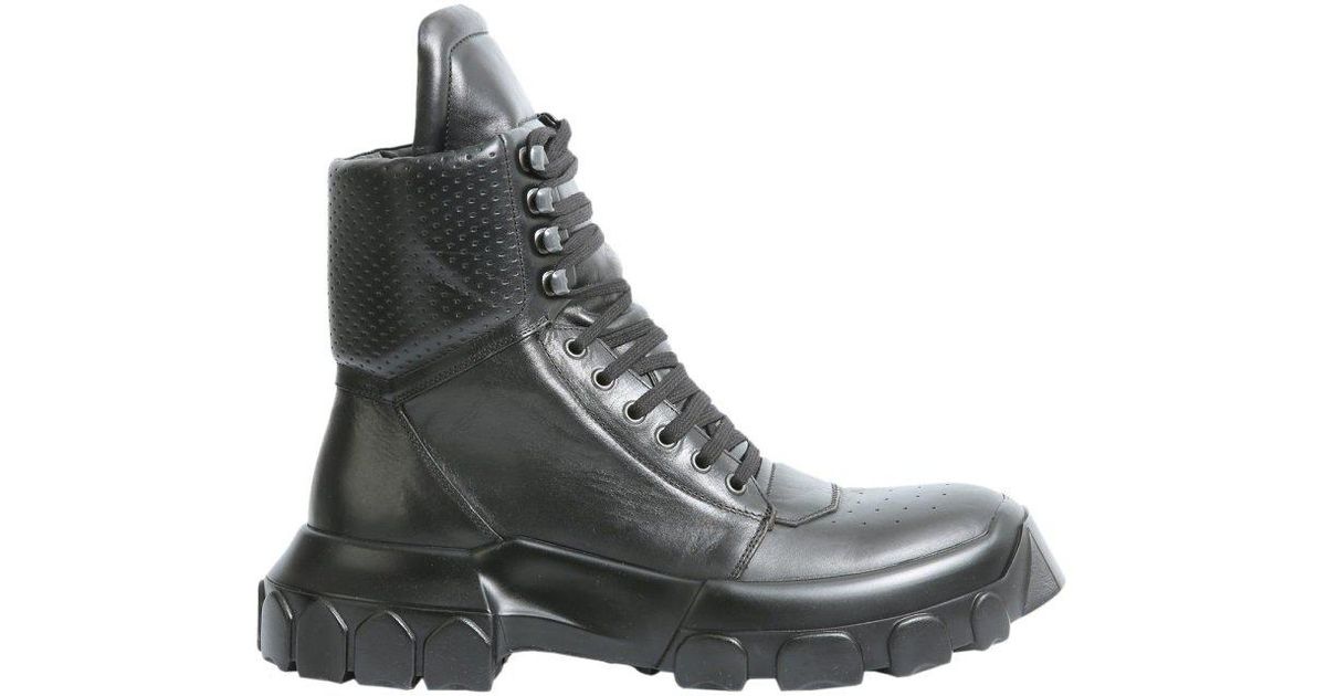 rick owens tractor dunk boots