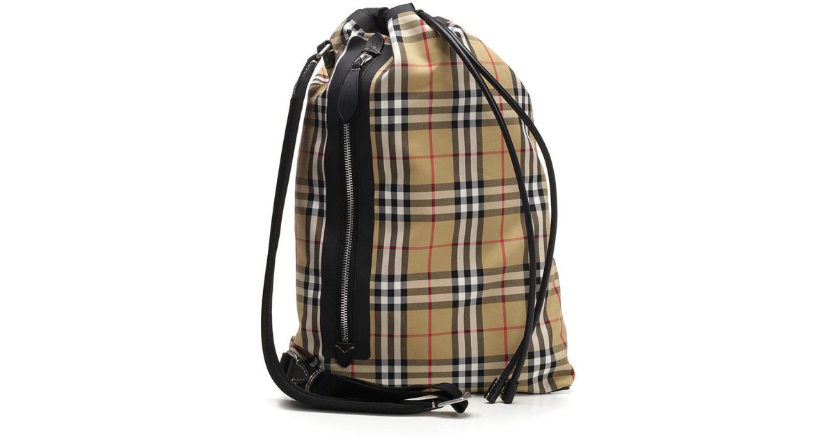 burberry medium vintage check duffle