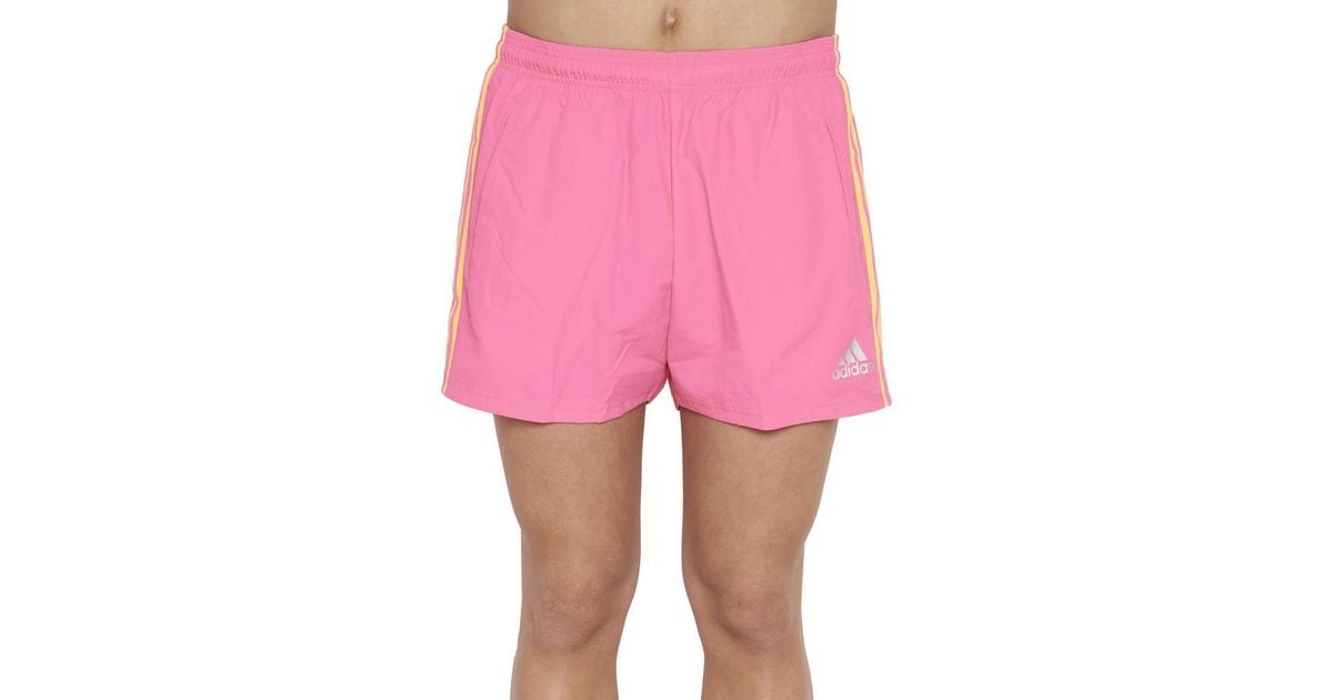 Gosha Rubchinskiy Synthetic X Adidas Track Shorts in Pink - Lyst
