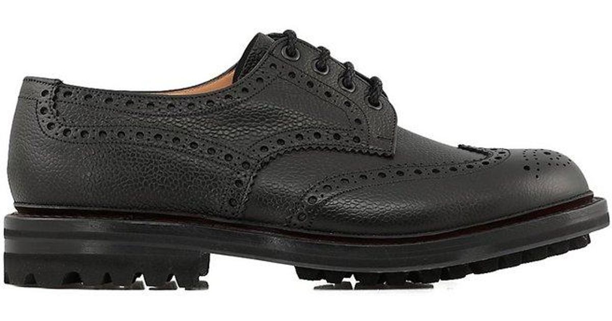 Church's Mc Pherson Lw Derby Brogue Shoes in Black for Men | Lyst