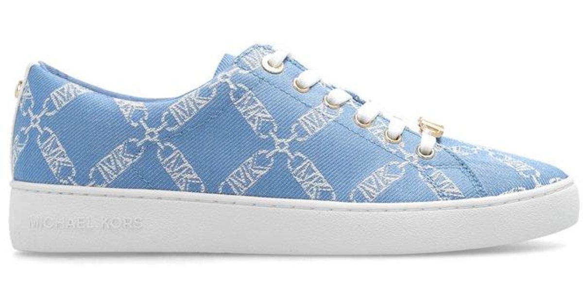 Michael kors keaton lace up trainers discount