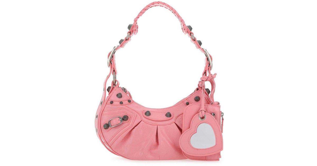 Balenciaga Nappa Leather Le Cagole Xs Shoulder Bag in Pink - Save 18% ...