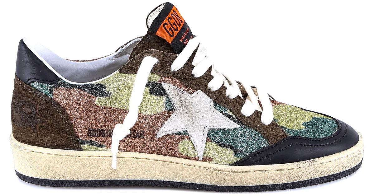 camo ball star golden goose