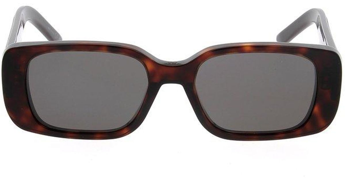 Dior Rectangular Frame Sunglasses in Black Lyst