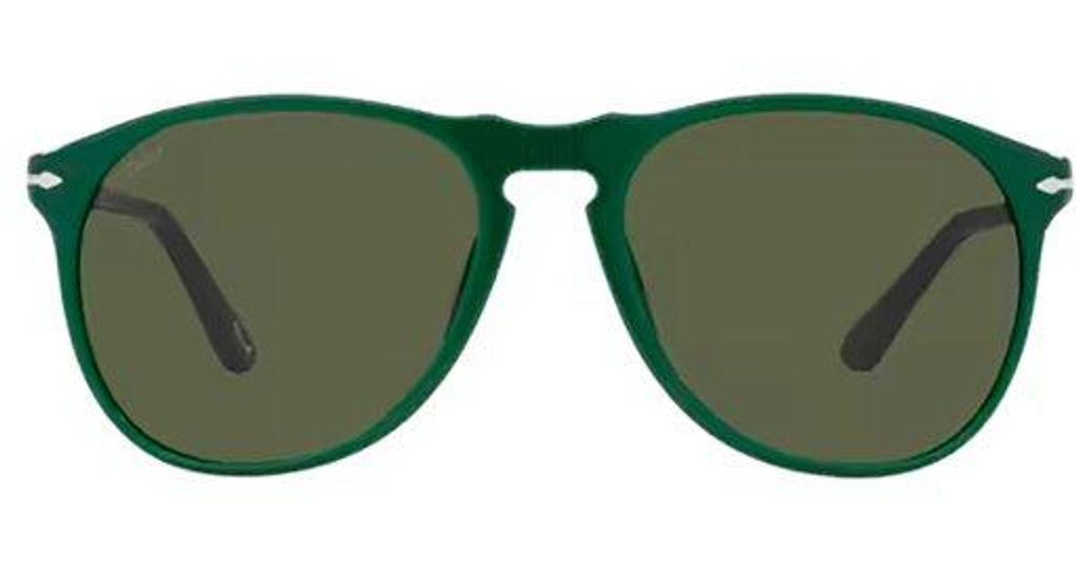 Persol Round Frame Sunglasses in Green for Men | Lyst