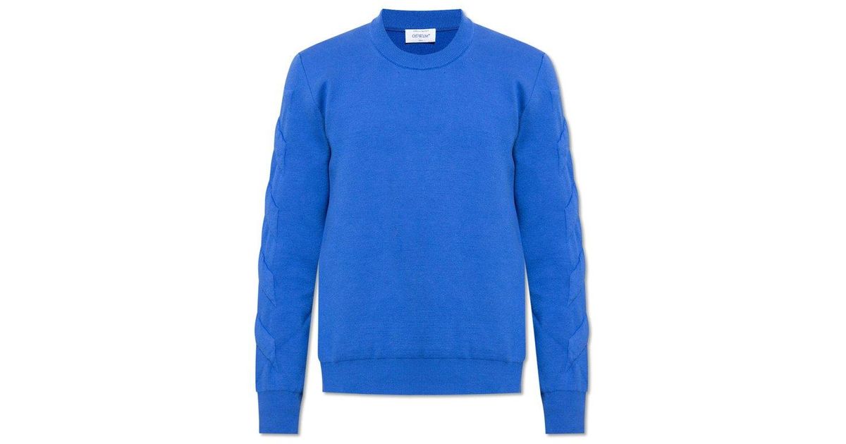 Off white sale blue jumper