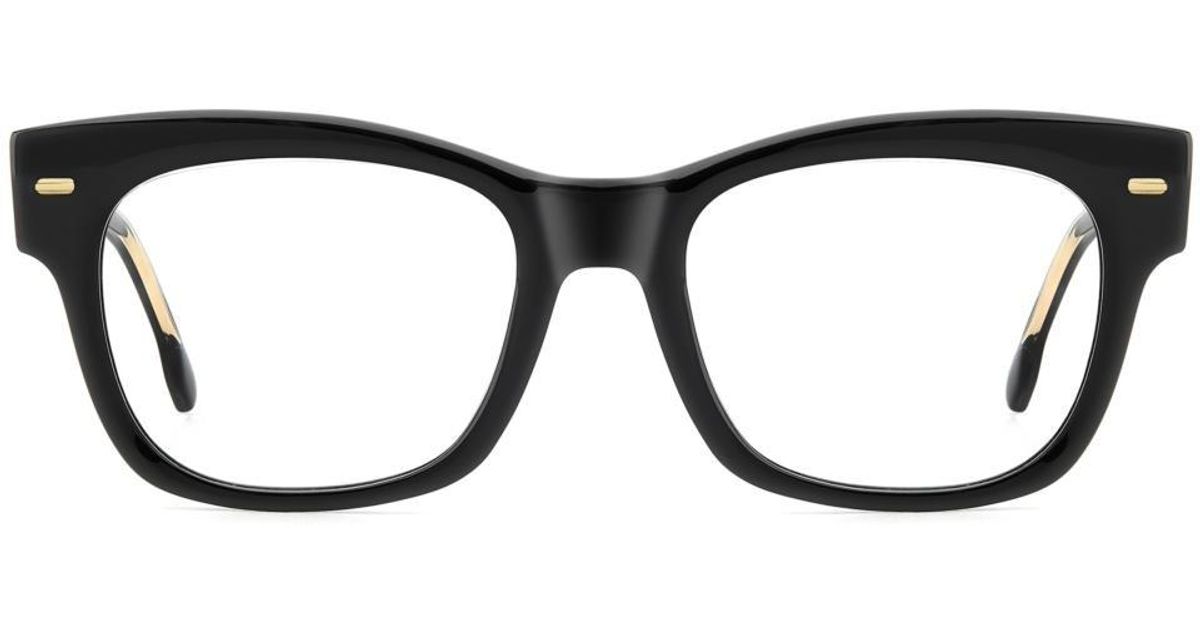 Rectangular Rim Designed Glasses Carrera Rectangular Frame Full Rim Optical Glasses in Black | Lyst UK