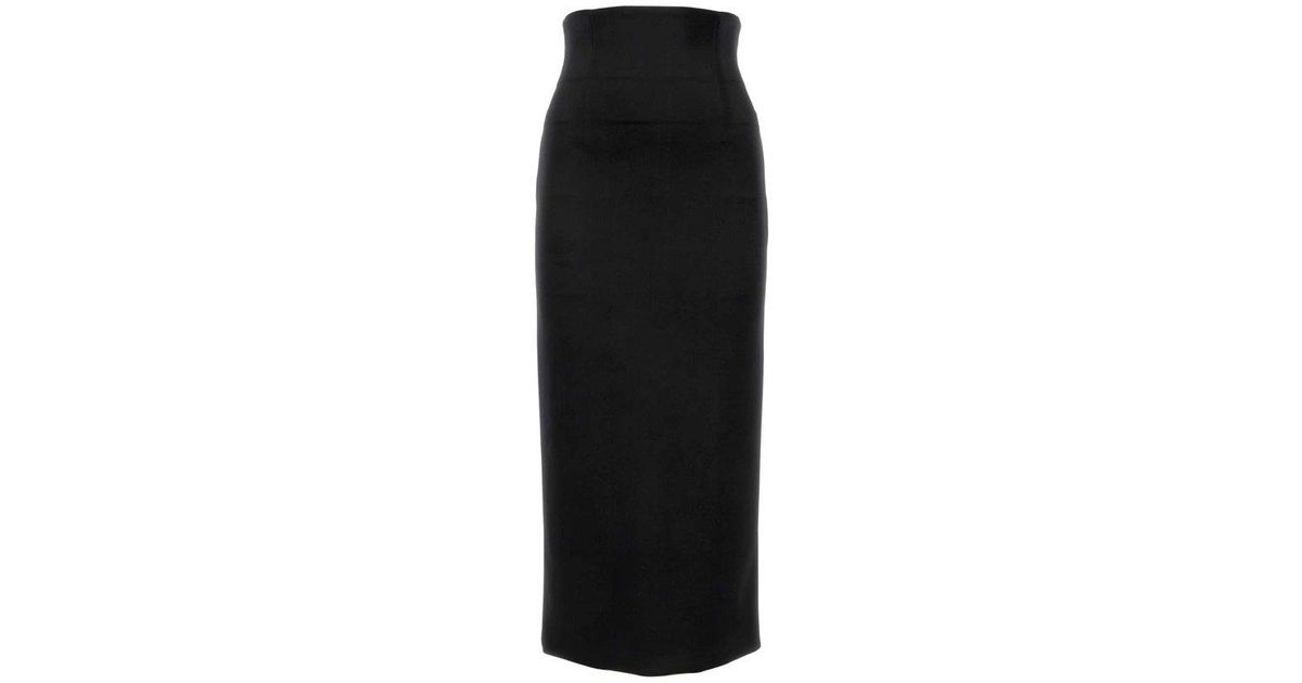 Philosophy Di Lorenzo Serafini High Waist Pencil Skirt in Black | Lyst