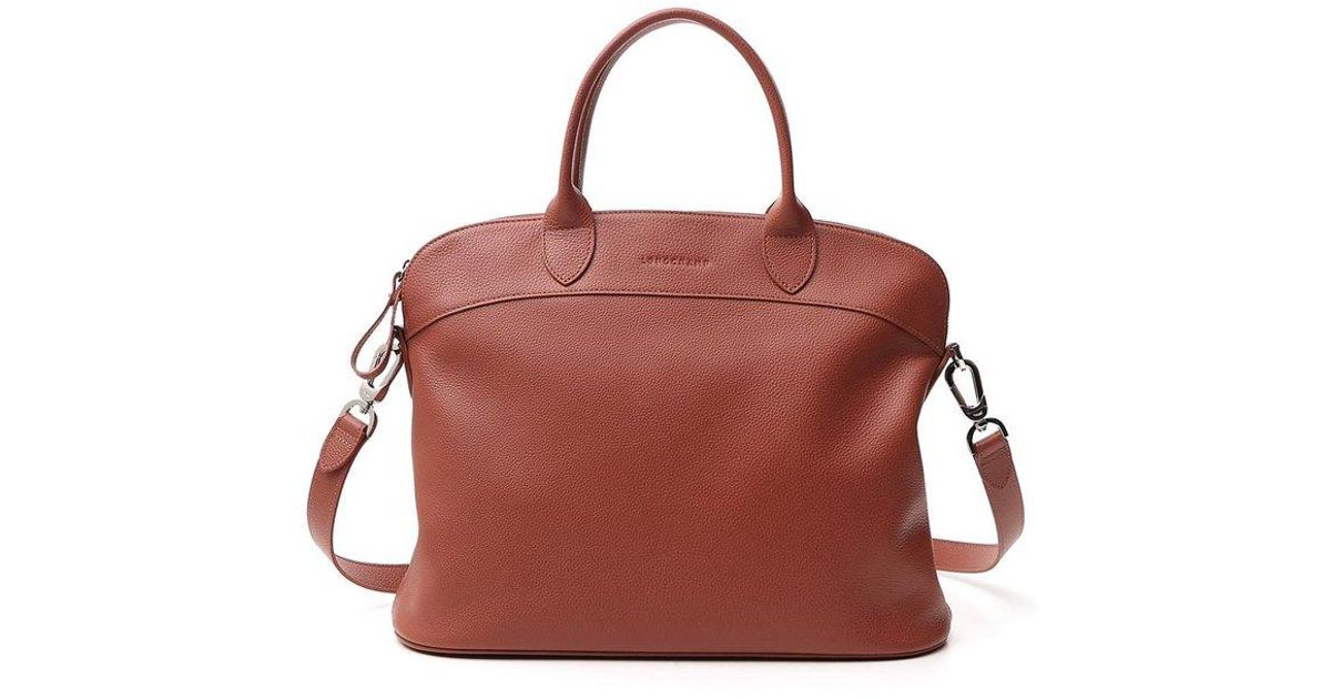 longchamp logo tote bag
