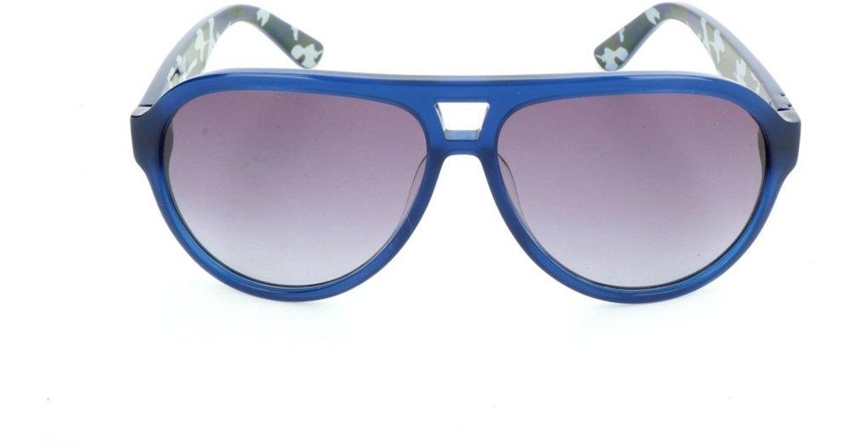 Karl Lagerfeld Pilot-frame Sunglasses in Blue | Lyst