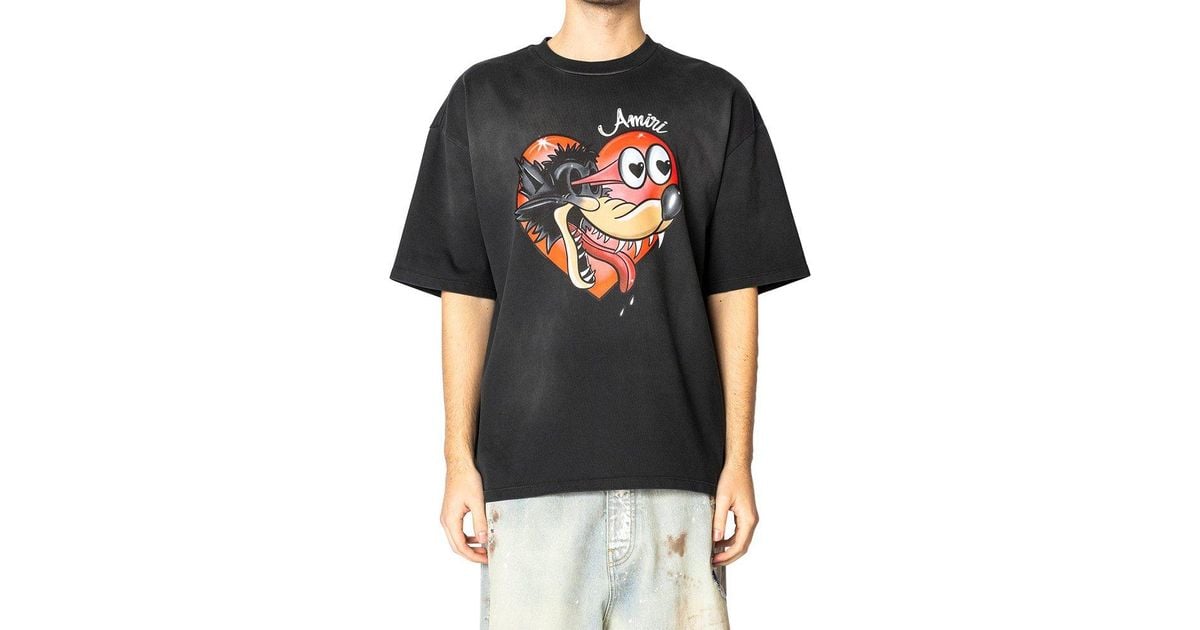 大人気★【AMIRI】Hopless Romantic 半袖Tシャツ AMIRI Hopless Romantic T-shirt | Neutrals | FARFETCH TR