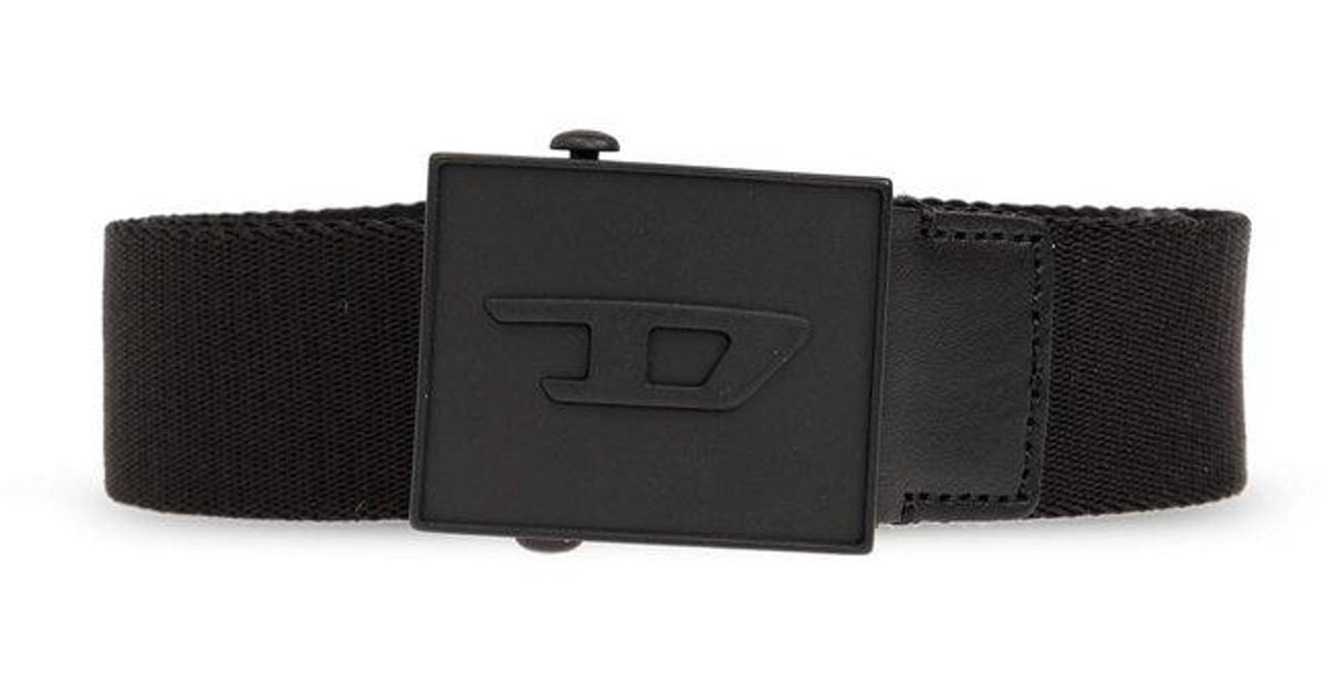 diesel d logo belt