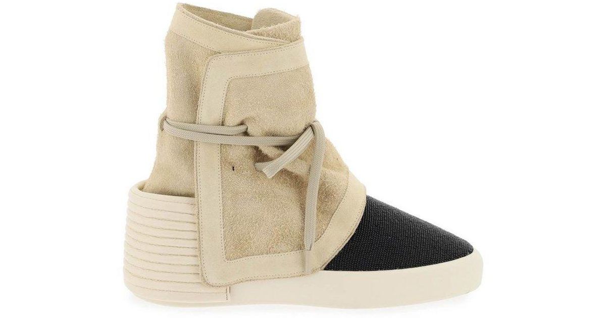 Fear Of God Moc Wrap High-top Sneakers in Natural for Men | Lyst