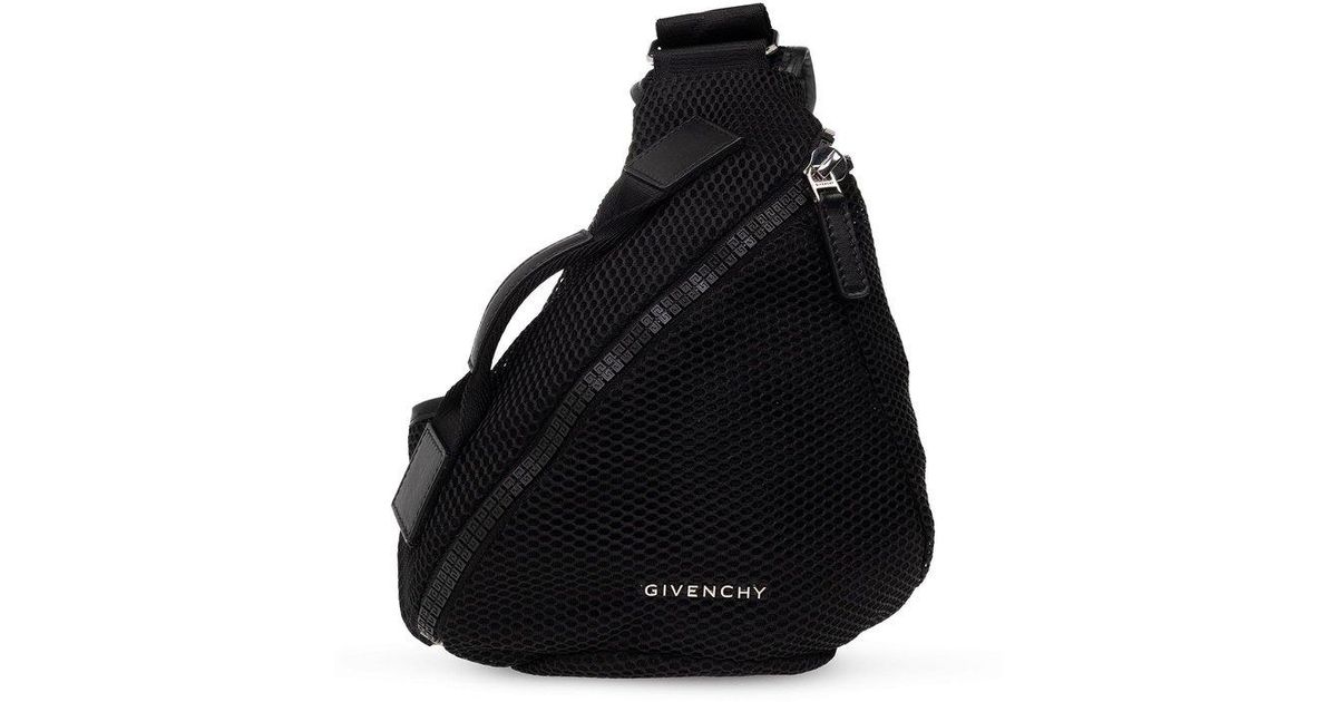 Givenchy 'g-zip Triangle Small' Shoulder Bag in Black for Men | Lyst