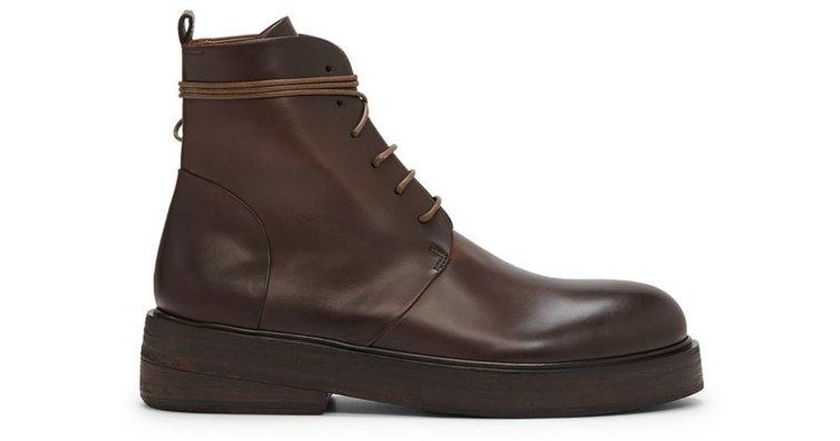 Marsèll Zuccolona Combat Boots in Brown for Men | Lyst