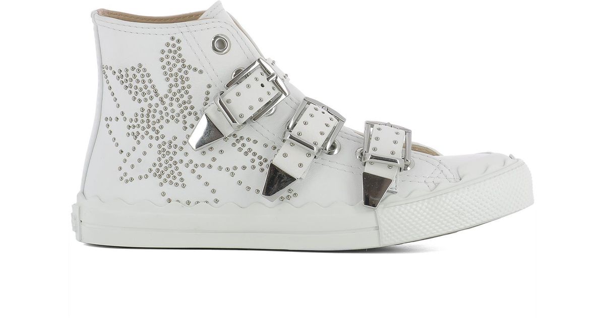 chloe studded sneakers
