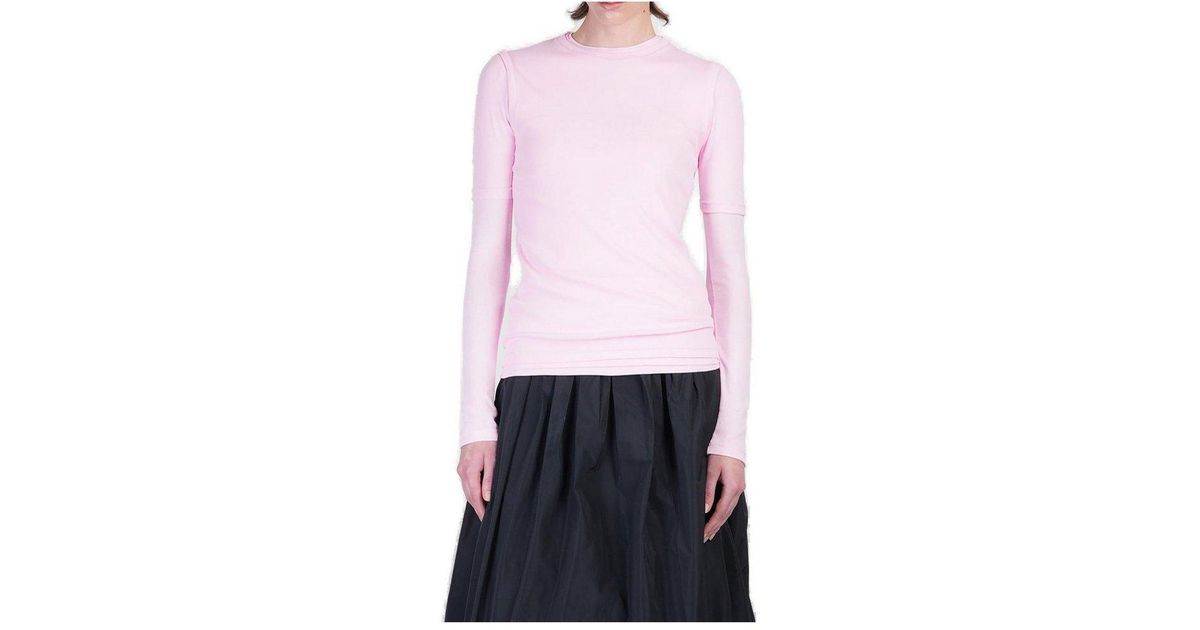 Tシャツ・カットソー JIL SANDER Women Tunic Tops J03NH0021J20152257 PINK Jil Sander wide-ribbed Sleeveless Tunic | Pink | FARFETCH PH